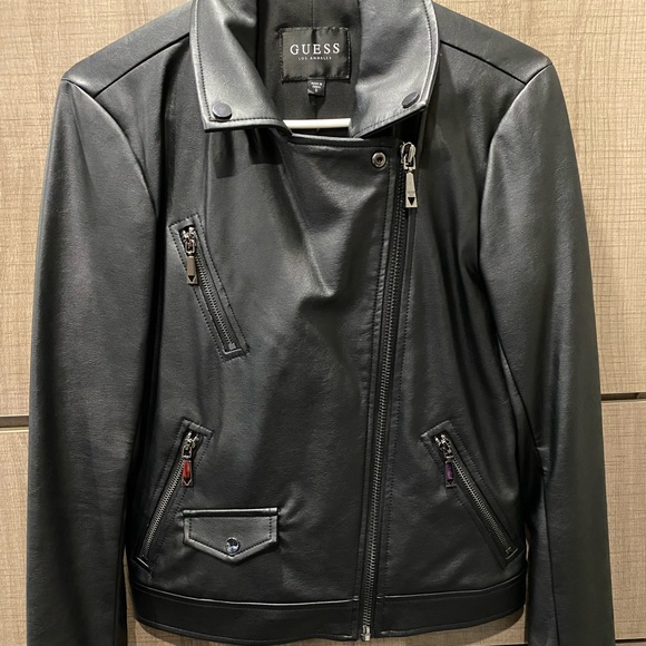 Guess Faux Leather Jacket size S - Picture 7 of 7